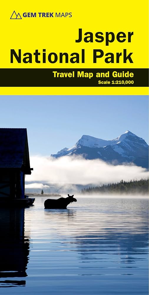 Jasper National Park Map | Gem Trek Maps: Gem Trek Maps
